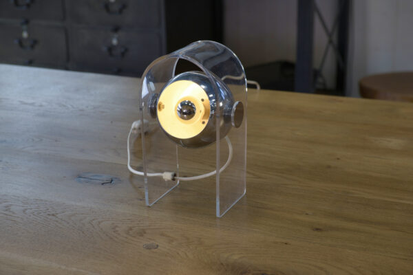 Lampe à poser vintage design Italien Eyeball 1970's