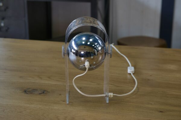 Lampe à poser vintage design Italien Eyeball 1970's