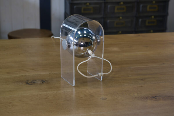 Lampe à poser vintage design Italien Eyeball 1970's