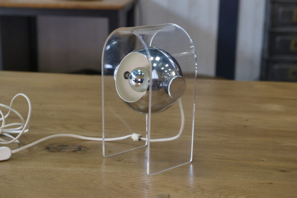 Lampe à poser vintage design Italien Eyeball 1970's