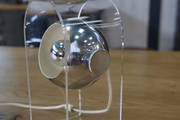 Lampe à poser vintage design Italien Eyeball 1970's