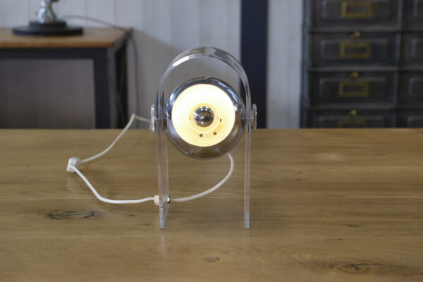 Lampe à poser vintage design Italien Eyeball 1970's