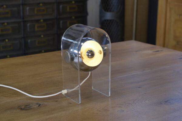 Lampe à poser vintage design Italien Eyeball 1970's