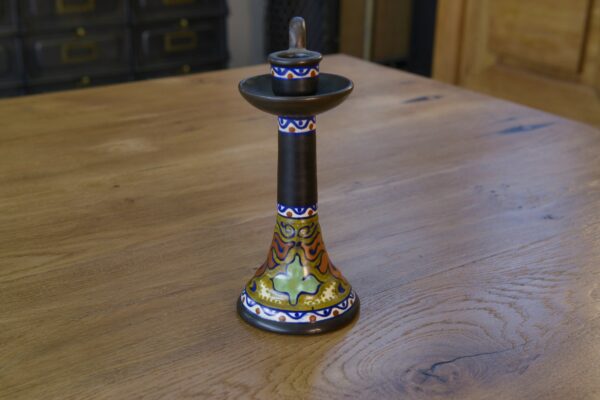 Bougeoir céramique Art déco Gouda Hollande 1930's