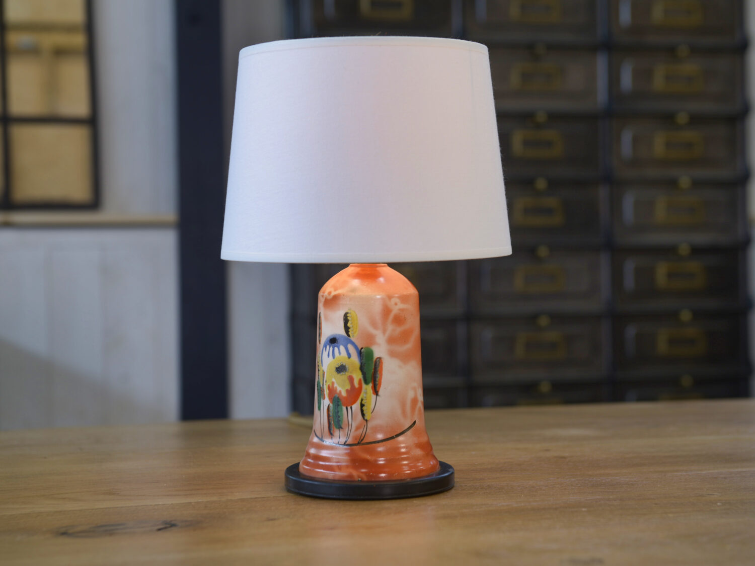 Lampe céramique Art nouveau 1920's