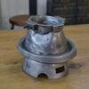Ensemble de 2 moules à chapeau en fonte d'aluminium Jalard à Caussade 1950's