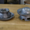 Ensemble de 2 moules à chapeau en fonte d'aluminium Jalard à Caussade 1950's