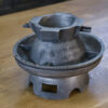 Ensemble de 2 moules à chapeau en fonte d'aluminium Jalard à Caussade 1950's