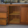 Grand buffet en teck 6 tiroirs et 2 portes coulissantes
