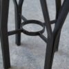 Tabouret fer forgé et métal tressé France 1950's