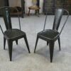 Paire de chaises Tolix par Xavier Pauchard première édition fin 1920's