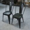 Paire de chaises Tolix par Xavier Pauchard première édition fin 1920's