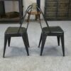 Paire de chaises Tolix par Xavier Pauchard première édition fin 1920's