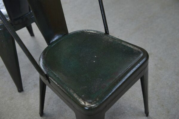 Paire de chaises Tolix par Xavier Pauchard première édition fin 1920's