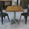 Table bistrot Art déco en chêne massif 1930's
