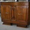 Buffet brutaliste Art déco en chêne massif de Charles Dudouyt 1950's
