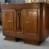 Buffet brutaliste Art déco en chêne massif de Charles Dudouyt 1950's