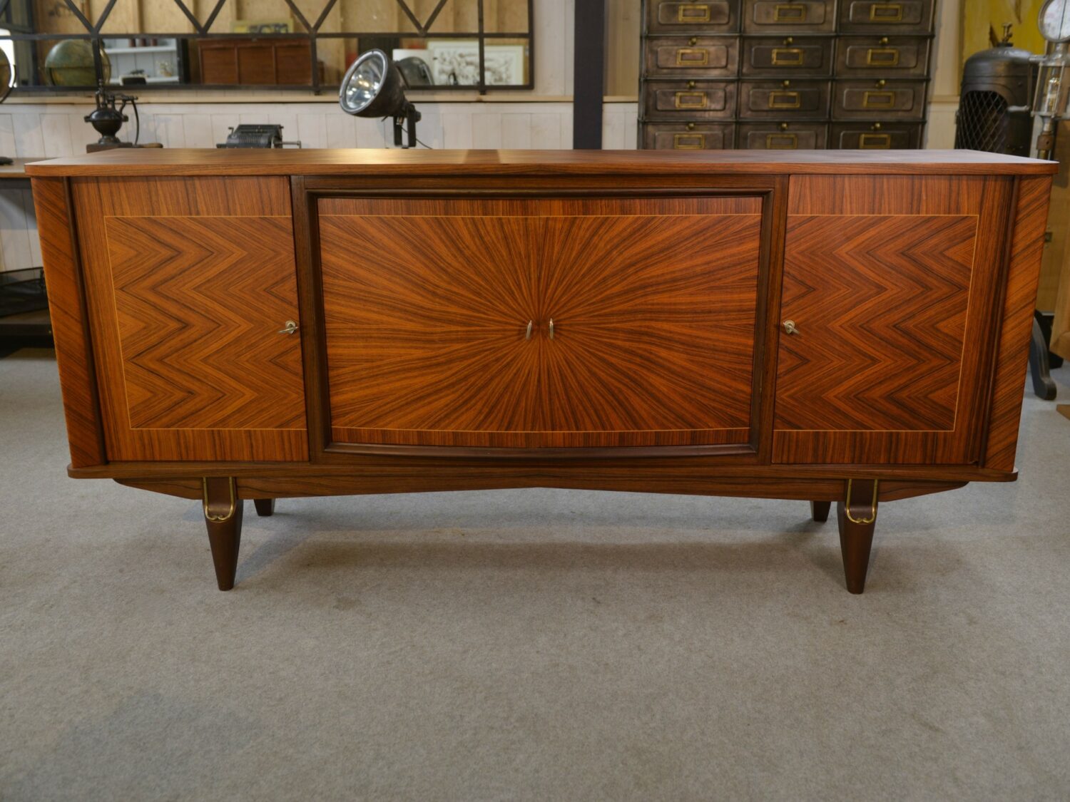 Buffet en palissandre et érable 1960's