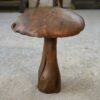 Champignon décoratif en bois brut 1980's