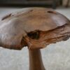 Champignon décoratif en bois brut 1980's