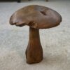 Champignon décoratif en bois brut 1980's