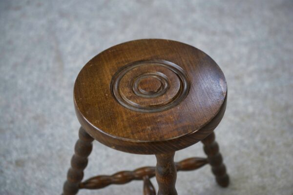 Tabouret dans le goût de Charles Dudouyt 1960's
