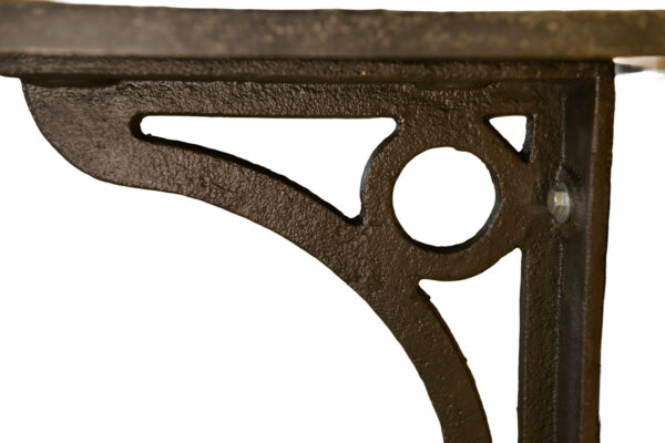 Console murale en fonte et pierre bleue France 1950's