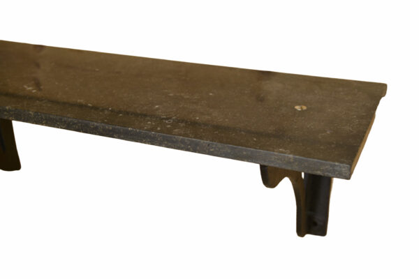 Console murale en fonte et pierre bleue France 1950's