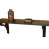 Console murale en fonte et pierre bleue France 1950's