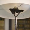 Grande lampe en fer forgé dans le goût des Ateliers Marolles 1950's