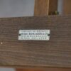 Grande table en chêne massif Art déco par Henri Bonjour 1930's