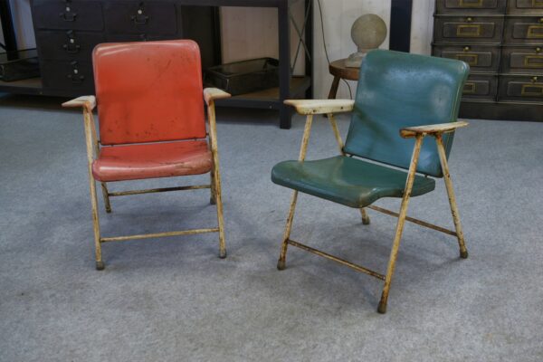 Chaises pliantes par Russel Wright pour Samsonite Chairs 1960's