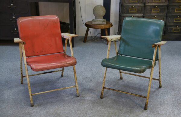 Chaises pliantes par Russel Wright pour Samsonite Chairs 1960's