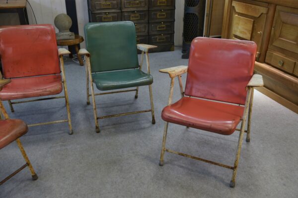 Chaises pliantes par Russel Wright pour Samsonite Chairs 1960's
