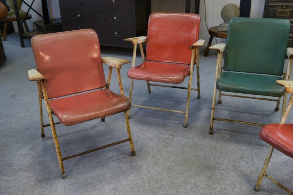 Chaises pliantes par Russel Wright pour Samsonite Chairs 1960's
