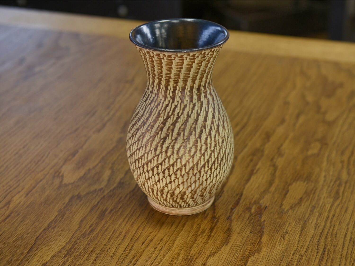 Vase céramique Gesaech Germany 20/216 1960's