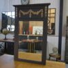 Miroir en chêne massif et verre biseauté Art déco 1930's