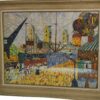 Tableau style Cubiste signé YUS 1960's