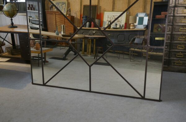 Grand miroir industriel 1960's