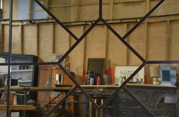 Grand miroir industriel 1960's