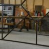 Grand miroir industriel 1960's