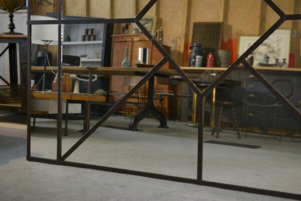 Grand miroir industriel 1960's