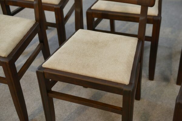 Ensemble de 6 chaises par Pierre Cruege 1960's