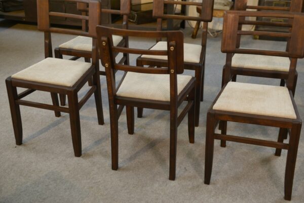 Ensemble de 6 chaises par Pierre Cruege 1960's