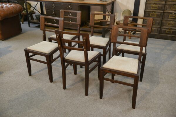 Ensemble de 6 chaises par Pierre Cruege 1960's
