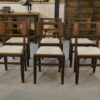 Ensemble de 6 chaises par Pierre Cruege 1960's