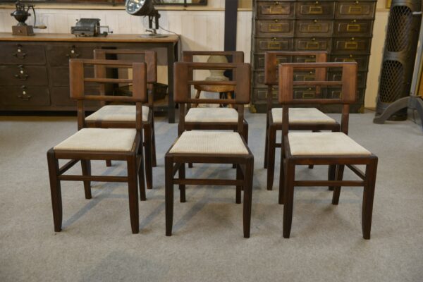 Ensemble de 6 chaises par Pierre Cruege 1960's