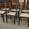 Ensemble de 6 chaises par Pierre Cruege 1960's