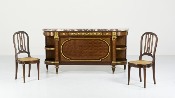 Enfilade de style Louis XVI réalisée vers 1830 par la Maison Krieger