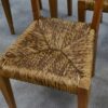 Ensemble de 8 chaises dans le goût de Geneviève Pons 1950's